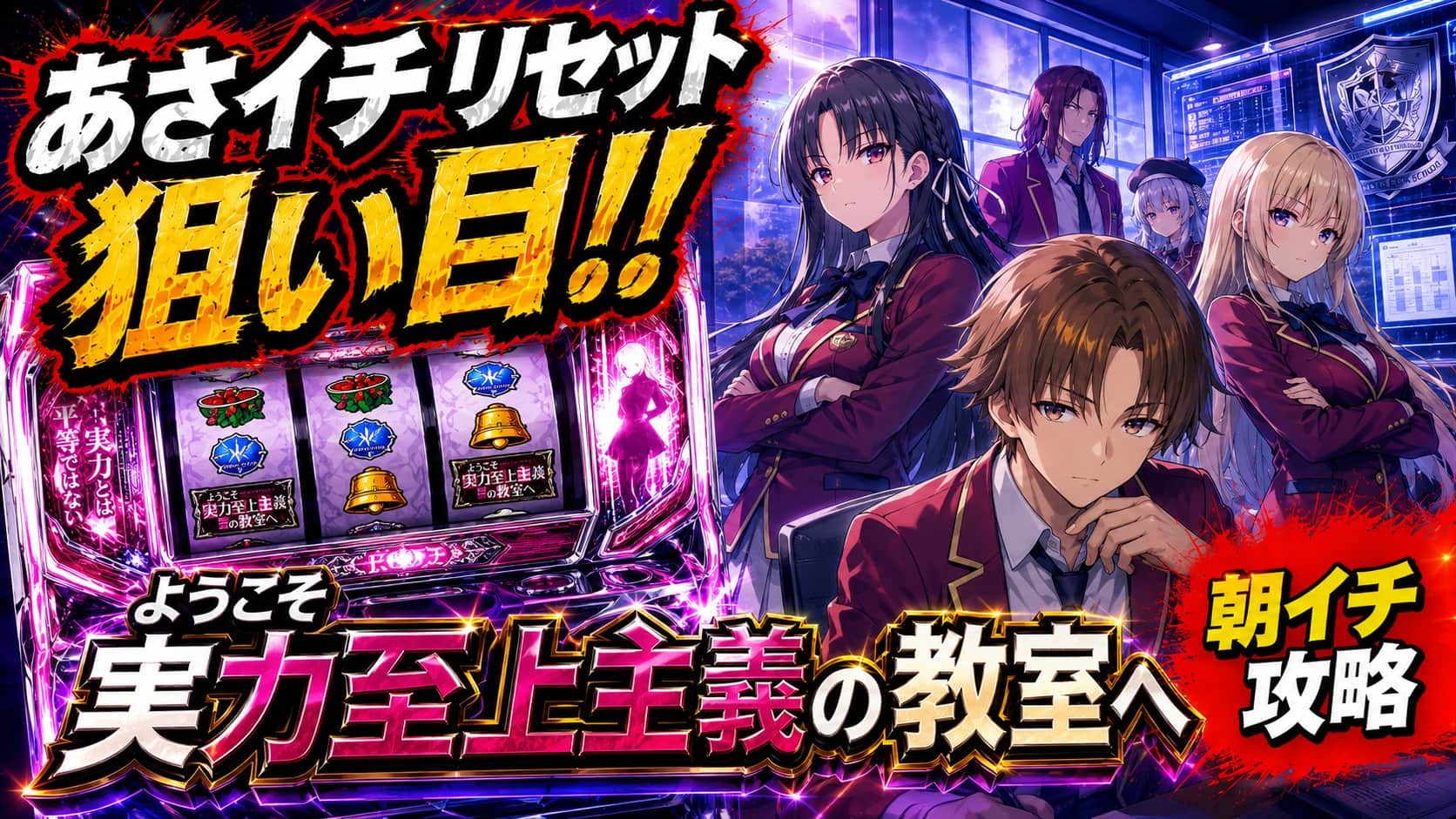 スマスロ ようこそ実力至上主義の教室へ