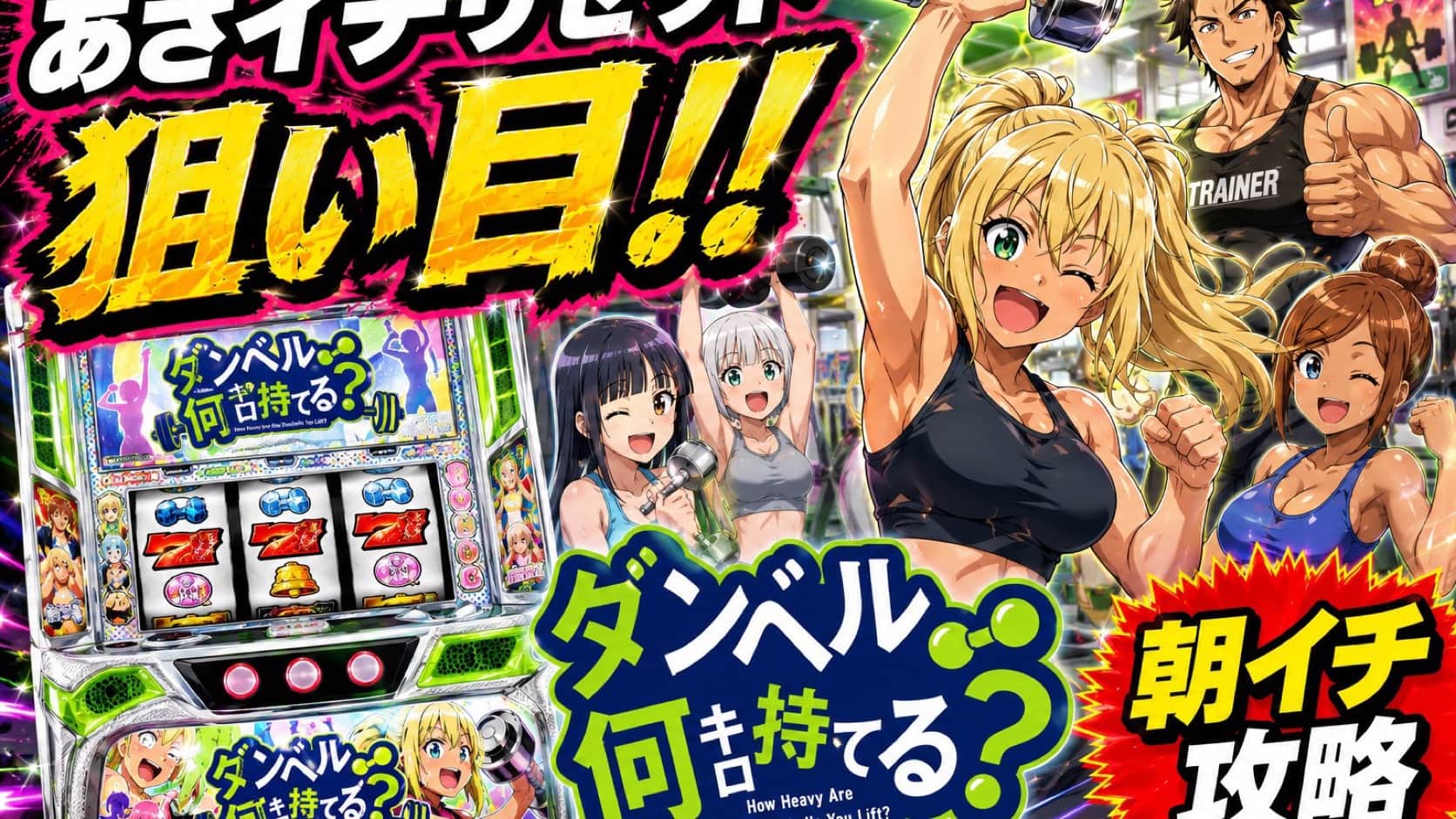 Lパチスロ ダンベル何キロ持てる?